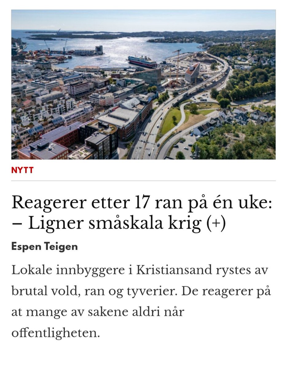 Hvis det er slik det beskrives i artikkelen, så er det vel bare å forvente at det blir verre. Spesielt når politikere generelt mener kriminelle burde møtes med kyss, klapp og klem.