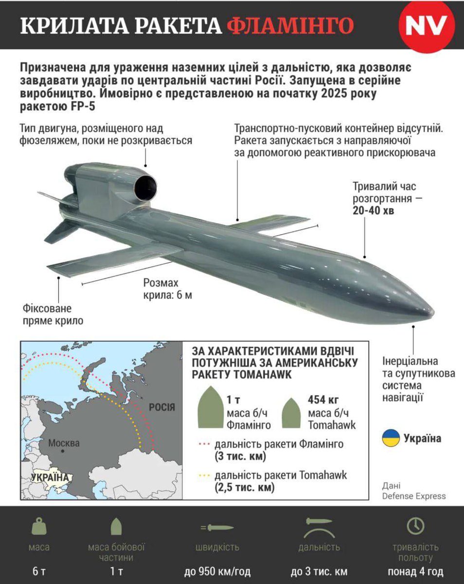 visionergeo's tweet image. 🇺🇦🚀It seems that Ukraine&apos;s missile program is already moving to the final stage, as evidenced by the statements of Fire Point, the company that produces Flamingo-type winged missiles:

🗣️&quot;We will find out in the near future what stage the development of FP-7 and FP-9 type…
