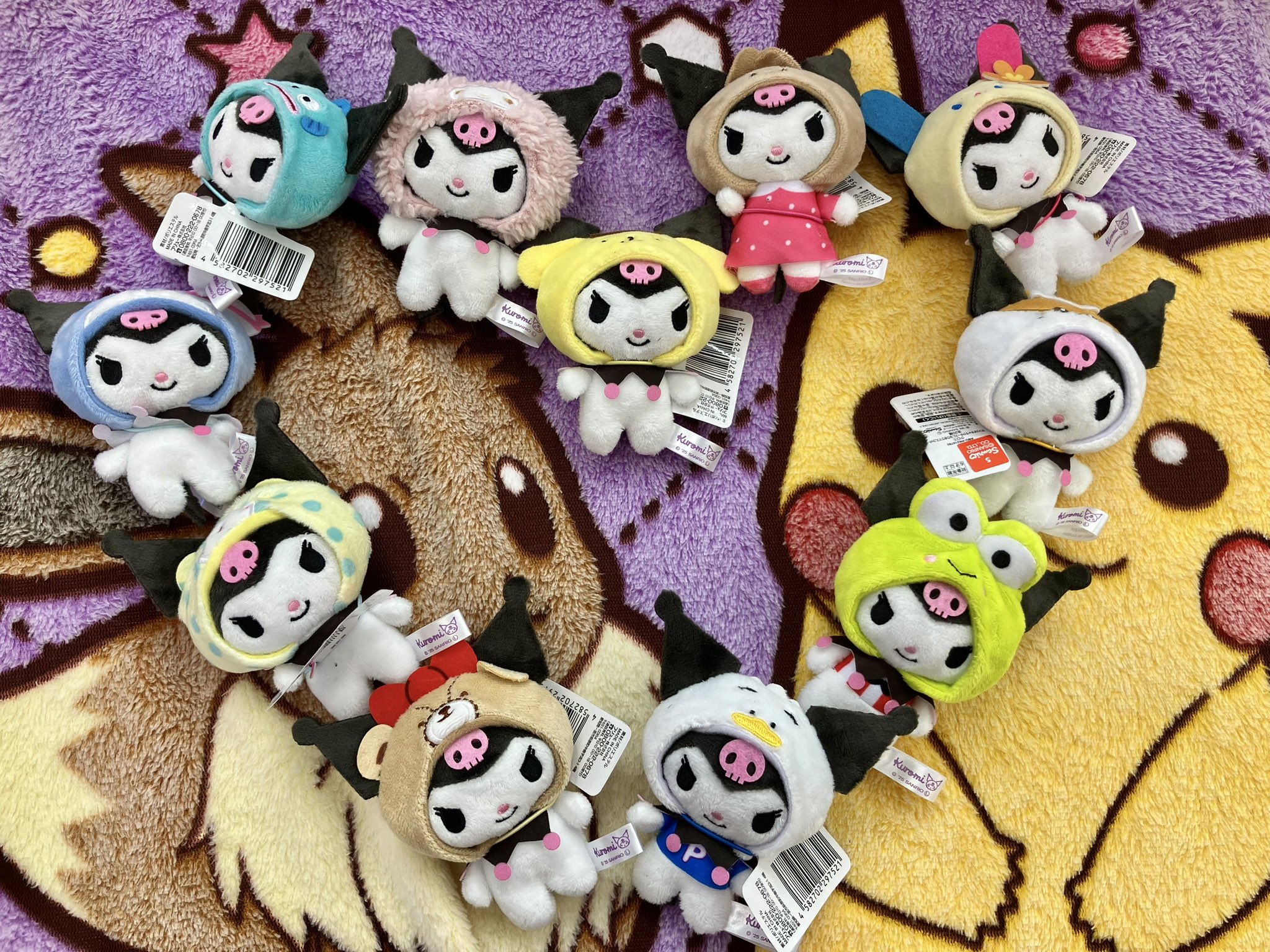 クロミ サンリオキャラクターズになりきり マスコット 12種 アクぬい サンリオキャラクターズ クロミ｜セガ フェイブ トイ