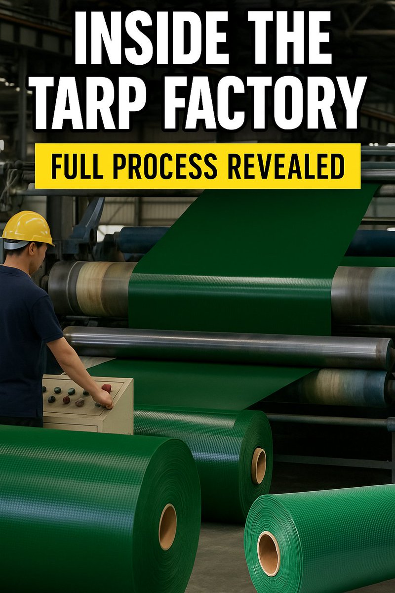 skpmaterial's tweet image. How PVC Tarpaulins Are Made 🏭 | From Raw Material to Heavy-Duty Cover
Step inside our factory and see how industrial-grade PVC tarpaulin is produced
#PVCTarpaulin #FactoryProcess #MadeInChina #IndustrialFabric #OutdoorProtection #HeavyDutyTarp #WaterproofCover #Manufacturing