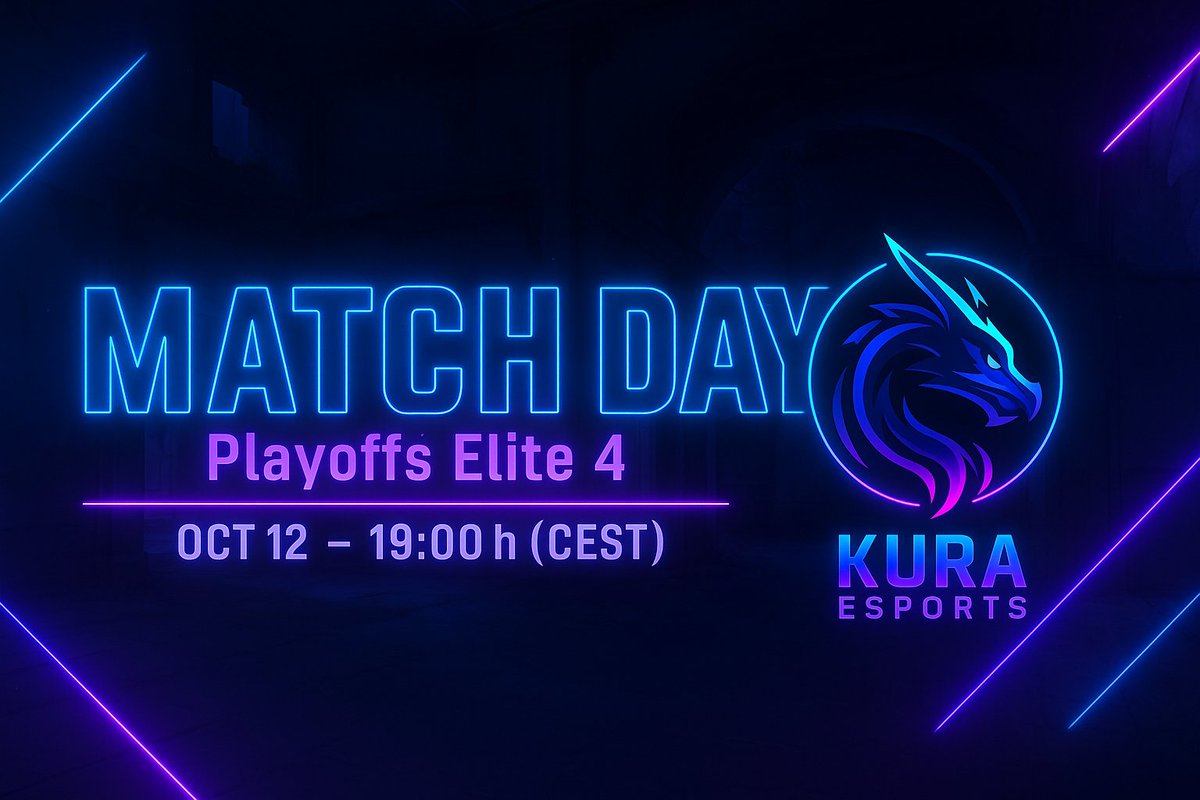 🔥 MAÑANA ES EL GRAN DÍA 🔥
A las 19:00h (hora española) jugamos los Playoffs de Valorant Premier – Elite 4.
Todo el trabajo, las scrims y el esfuerzo llegan a este momento 💪

#Valorant #KuraEsports #VAMOSKURA #ValorantPremier