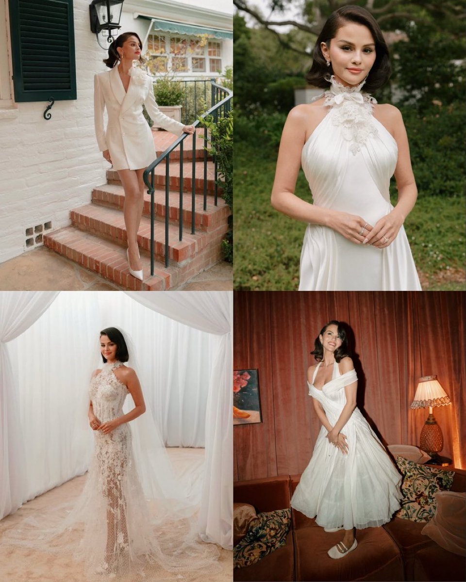 Selena Gomez éblouit dans ses 4 sublimes robes de mariée !

La star prouve qu’elle peut briller dans tous les styles, du glamour chic au romantisme raffiné. 💍✨