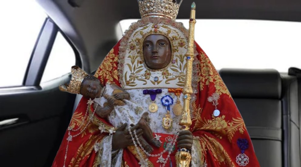 - Por favor, me lleva pa Santa Cruz, pero sin pasar por la calle San Sebastian, que a los del Heliodoro les debo un montón de milagros...