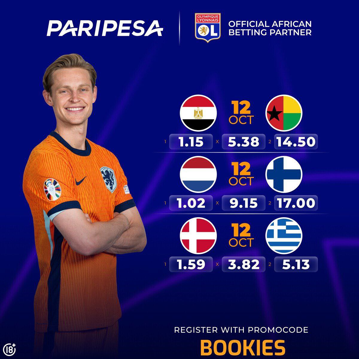 FORAREASONS_'s tweet image. WINNING THIS SHOULD BE VERY EASY

DON’T MISS IT FOR ANYTHING 
PARIPESA WILL MAKE YOU A MILLIONAIRE🔥🔥

33  ODDS✍️ BJY7F
6  ODDS✍️ MQ97F

Register and Fund Your Account using the Link:

paripesa.bet/bookies
 you 
Promo Code: BOOKIES

BOOKIES FOR A REASON 😋