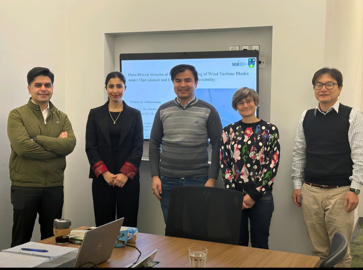 DSRL_UCDMECH's tweet image. 👏👏 Mohadeseh (Mahdis) Ashkarkalaei PhD defence: data driven #features for #windturbine #monitoring.
Supervision by Abdollah Malekjafarian and special thanks to Ramin Ghiasi, the examination panel and the research studies panel.