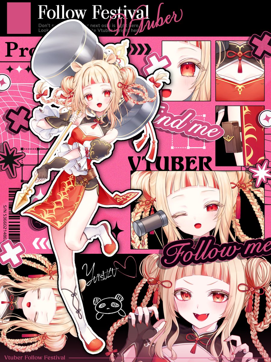 はじめまして！！

11月デビュー予定✨
甘やかされたい🍼獏の妖怪【朱ノ槌ユウツヅ】です！

まだ飲酒🥃も喫煙🚬も出来ないお子ちゃまだけど、
精一杯頑張るから、力を貸してくれませんかっ！？

❤️・♻️・👤で
ツヅのこと、たくさん応援してください～～！

#VTuber準備中
#10月のVTuberフォロー祭り︎