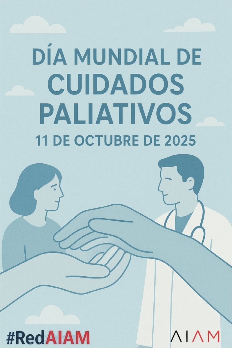 📅 Hoy conmemoramos el Día Mundial de #CuidadosPaliativos, siendo para #AIAM uno de nuestros fines principales: acompañar a las personas y familias que padecen enfermedades raras. Apoyar, informar y favorecer dichos cuidados  y fomentar la investigación.

#RedAIAM ❤️🖤