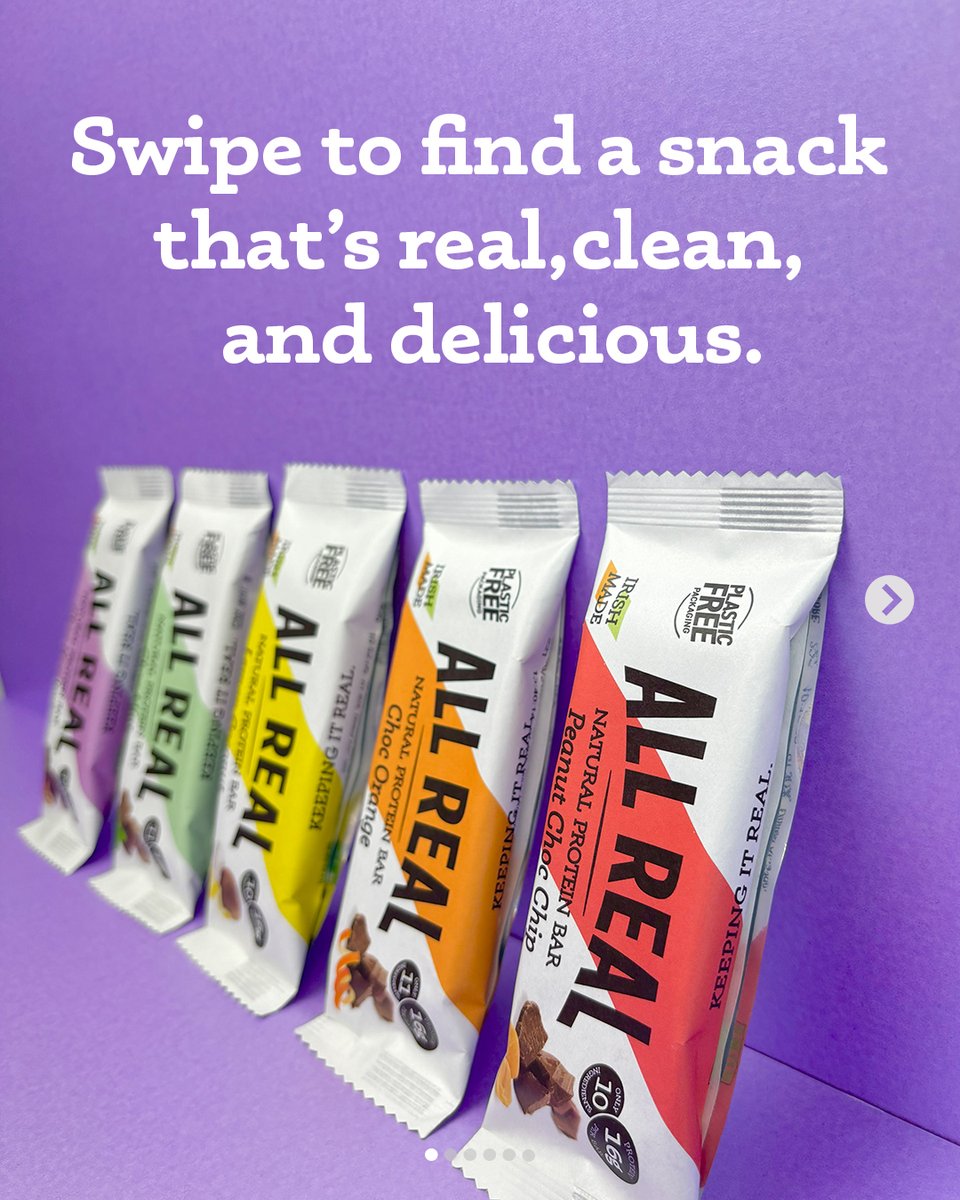 AllRealN's tweet image. Yep, that’s the one. 🙌

#AllRealNutrition #ProteinBars #RealFoodFuel #HealthySnacking #SnackSmart