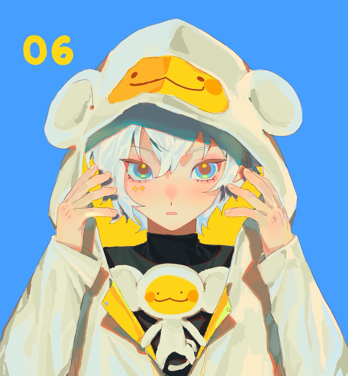 me0bear's tweet image. 06 - monkey 🍌

#kaeltober2025 #kaepix