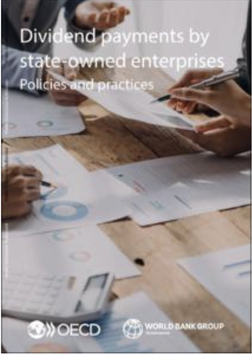 صدر حديثا تقرير حول : Dividend Payments by State-Owned Enterprises Policies and Practices
عنوان التقرير : سياسات وممارسات توزيع الأرباح من قبل الشركات المملوكة للدولة

Full Text 
openknowledge.worldbank.org/entities/publi…