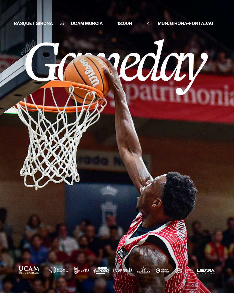 ⚔️ 𝐺𝐴𝑀𝐸𝐷𝐴𝑌 ⚔️

🆚 <a href="/BasquetGirona/">Bàsquet Girona</a> 
🏆 J.2 <a href="/ACBCOM/">Liga Endesa</a> 
🕕 18:00H
📍 Fontajau
📺 <a href="/DAZN_ES/">DAZN España</a> 

#Eterno