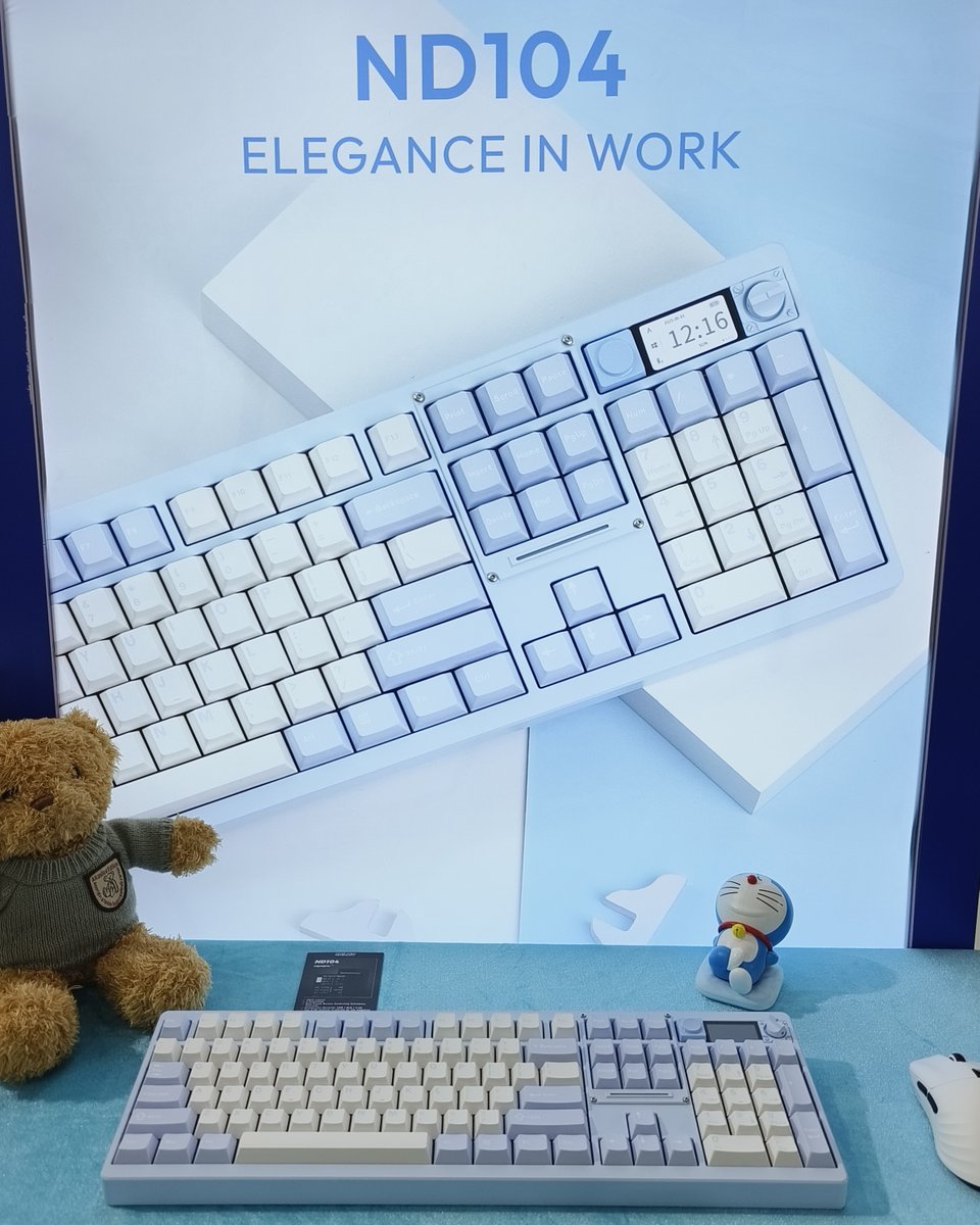 Chilkeykeeb's tweet image. 👀 Can you spot the new colorway?
Visit Booth 8K02 at AsiaWorld-Expo, Hong Kong.
#Chilkey #GlobalSourcesExpo #keyboard