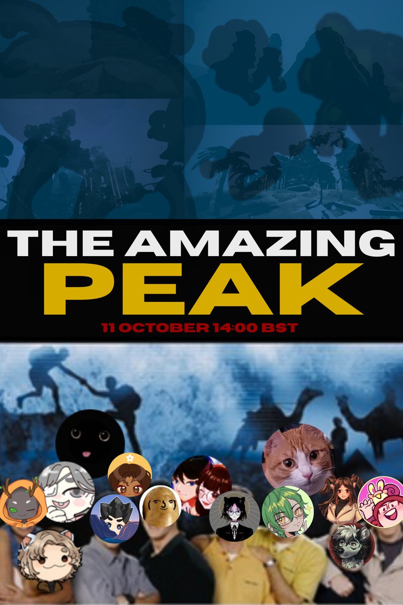 TiredXinn's tweet image. THE AMAZING PEAK COLLAB!! 🏔🌄

Freshly back to streaming and already dragged into a collab. See you all later tonight at 9:00PM GMT+8! Come cheer me on as I go insane over climbing- 

See you all later!
Twitch.tv/tiredxinn

#Vtubers #smallstreamer #VtuberSupport