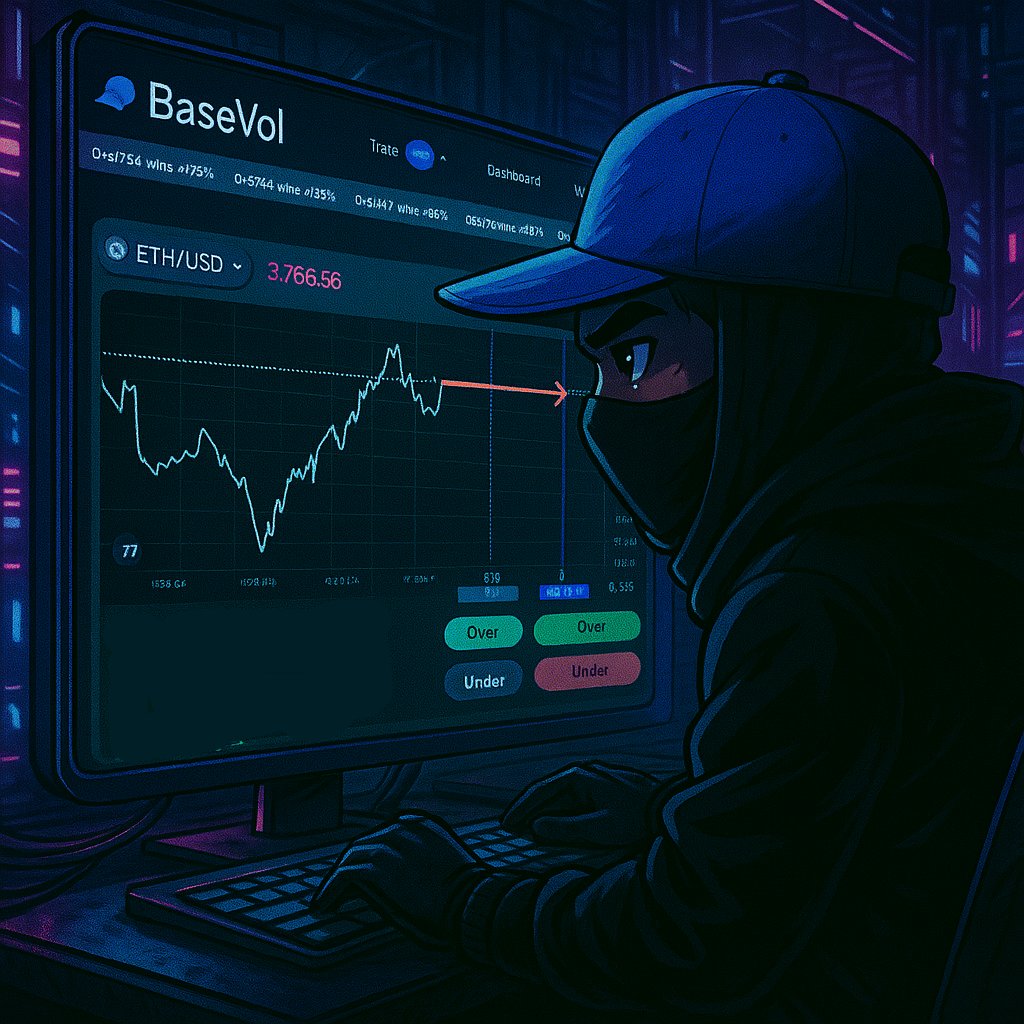 goon_crypto's tweet image. I’ve been diving into BaseVol…

The @BaseVolApp team is quietly building something huge on @base... the on-chain options platform that could become the “Robinhood for 0DTE.”

Let’s unpack why this might be the sleeper play for the next cycle 👇

↛. The Big Picture
Options are…