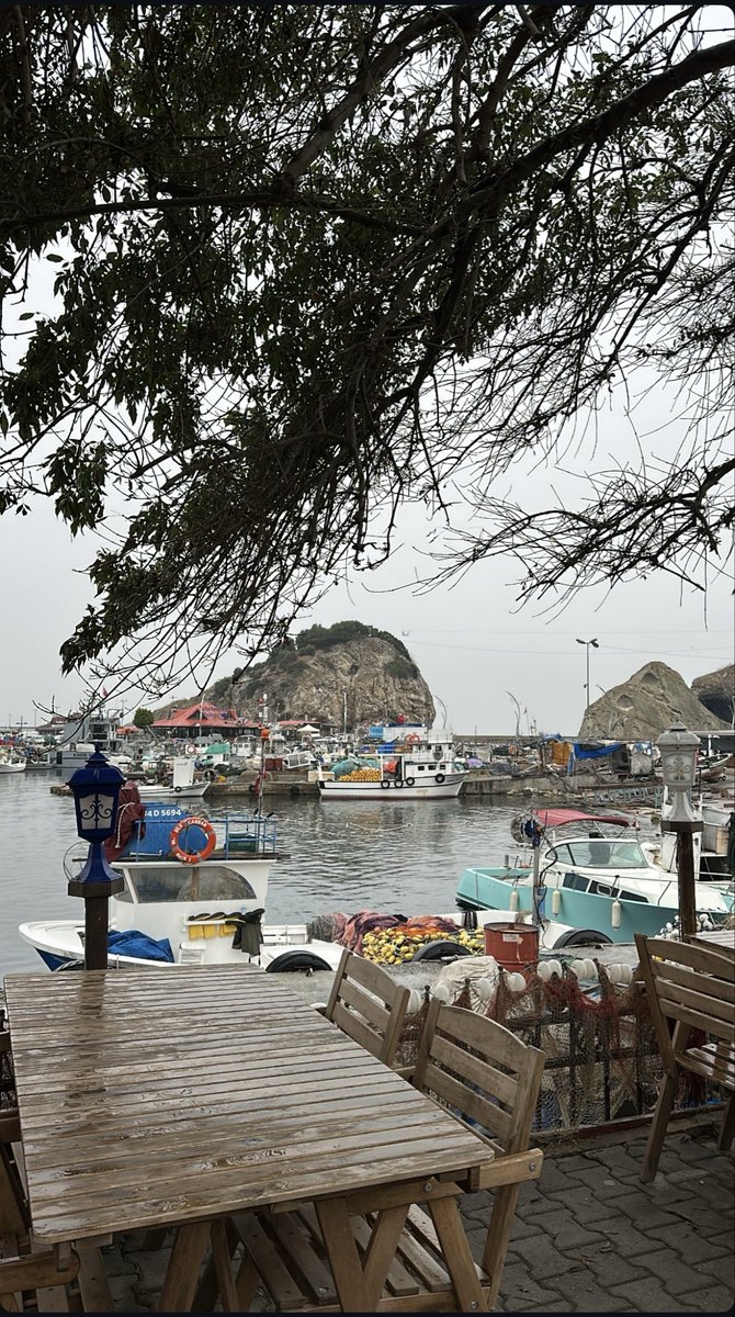 Günaydın… Huzurun adresi belli. Biraz deniz, biraz sessizlik.. 🌫️