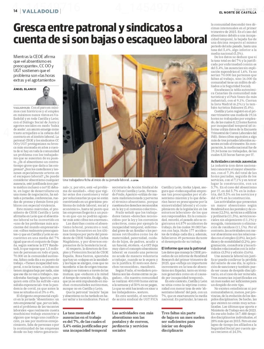 Y mienten, mienten y no se cansan de mentir...
Tipificar como absentismo laboral los derechos conquistados sindicalmente, tratar a los trabajadores y a las trabajadoras de defraudadoras y a los facultativos de los Servicios Públicos de Salud como ineptos es infame y miserable.