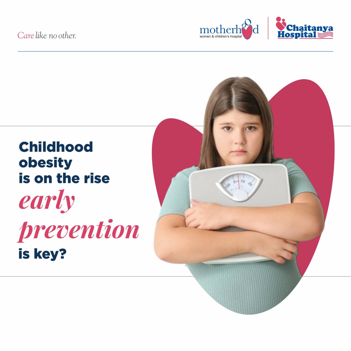 ChaitanyasChd's tweet image. Childhood obesity is rising fast in India, increasing risks of diabetes, heart disease &amp;amp; low self-esteem.

Small changes — healthy meals, outdoor play &amp;amp; routine checks — can make a big difference.

📞 0172 5088088

#ChildhoodObesity #PreventObesity #MotherhoodChaitanyaHospital