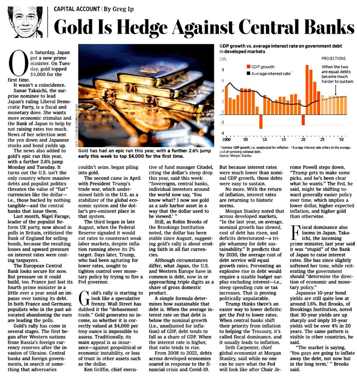 A Bull call on Gold vs a Bear call on Gold. 

Both are right on focusing upon the role of the Central Bankers. 

Their actions will influence Gold Prices in a material manner.