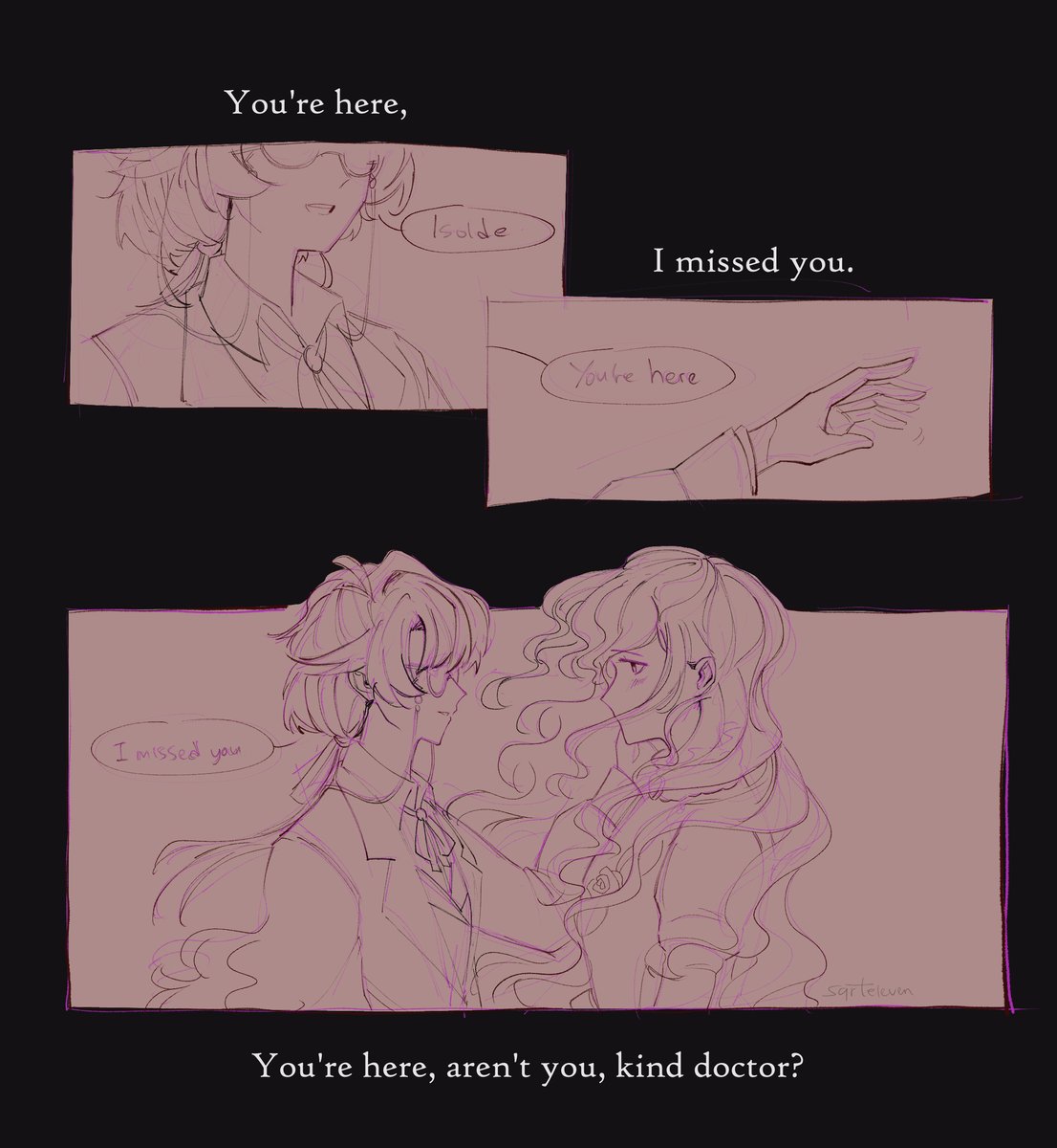 sqrteleven's tweet image. here you are, in the world i dreamt for us