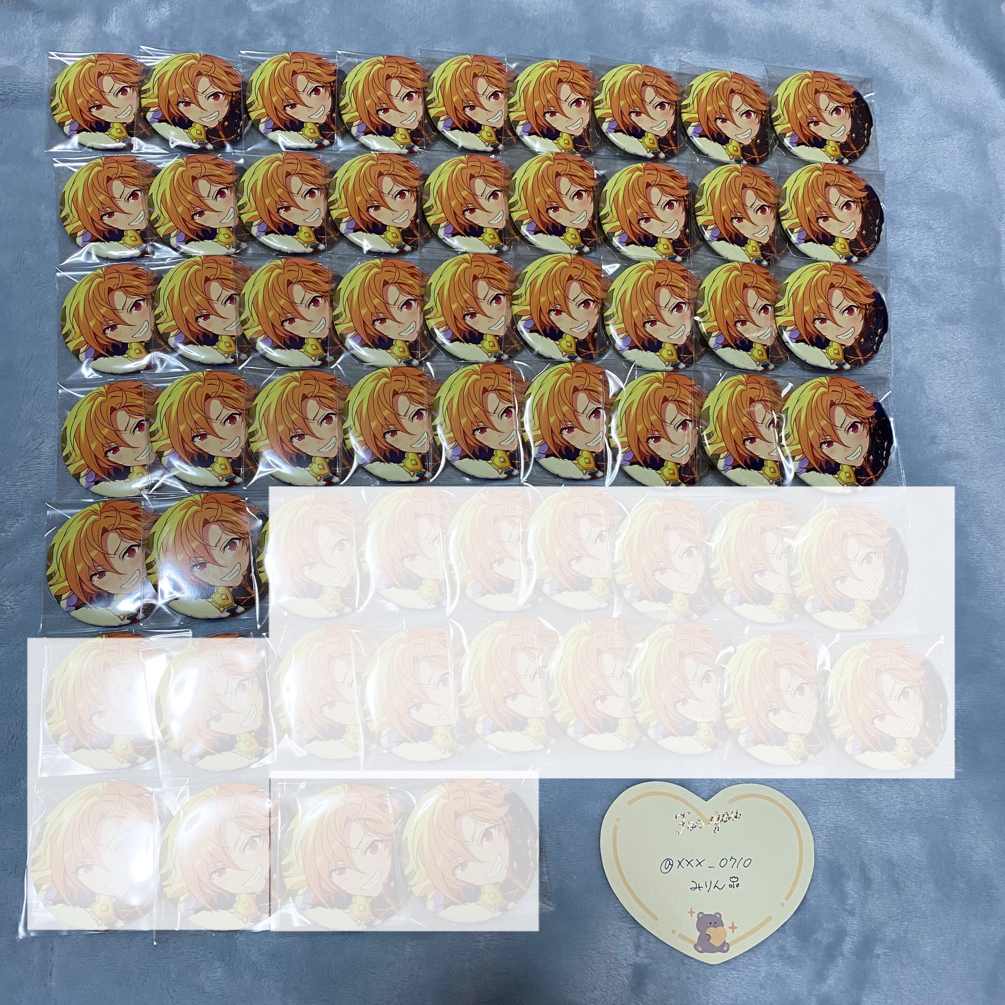 イベコレ缶バッジ あんスタ 2024 dec 仁兎なずな 1_9689cf48-496d-41a1-8cd5-