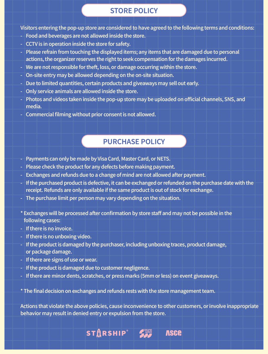 IVE x MINIVE POP-UP STORE
'MINIVE SCHOOL' in SINGAPORE

📢 TERMS and CONDITIONS
Be sure to review the event guidelines and entry information before you join in.

Online advance booking is available from October 11, 2025 (SAT) at 17:00 (SGT):
asceofficial.kktix.cc/events/minives…

*Only