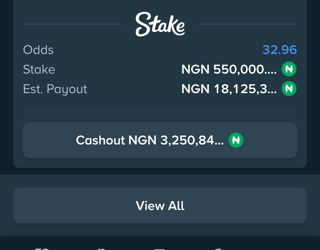 htfttipster1's tweet image. Stake is offering me cashout of 3.2 million here and we have few games to boom this. 

What will you do? 👀