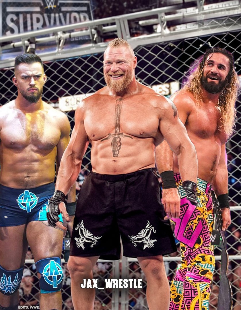 JAX_WRESTLE's tweet image. 🔥THE VISION JUST GOT BIGGER🔥
Brock Lesnar &amp;amp; Austin Theory officially join Seth Rollins’ Team at #SurvivorSeries 👀💥
This trio looks UNSTOPPABLE! ⚡

#WWE #WWERaw #SurvivorSeries #SethRollins #BrockLesnar #AustinTheory #WhatIf