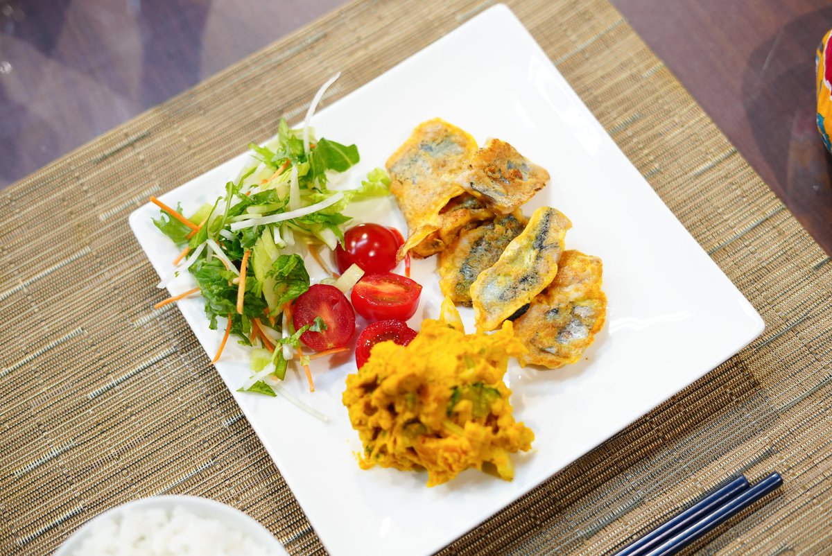 IwakiFcOfficial's tweet image. 「常磐もの料理教室〜ふくしまの海を守り、常磐ものを味わおう！」を開催🐟
選手と一緒に #常磐もの の魅力、福島県の海の現状を理解し、豊かな海を未来へ繋いでいく大切さを学びました👏