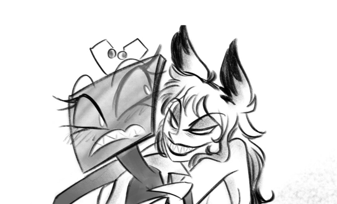LeleDraws's tweet image. The remains of my #RadioStaticYuriWeek can be found at my 🔞 account: @SpicyLele ✌️
#VoxAl #StaticRadio #RadioStatic