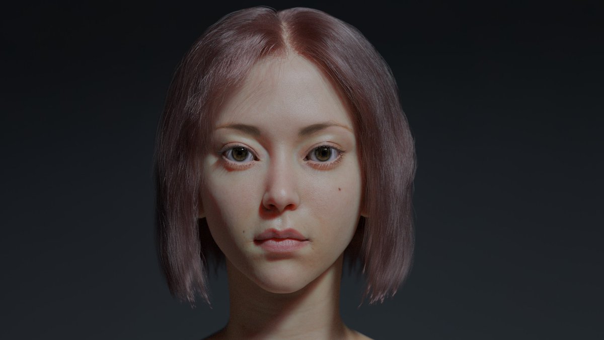 Sintel (blender open movie. ) Fan art
day 2 
WIP
#b3d #LensSim #3DHairBrush