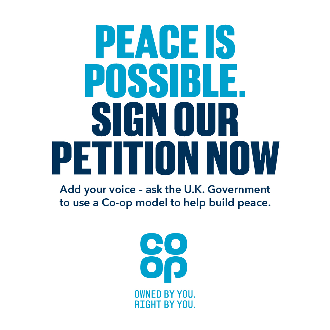 Where hate divides communities, co-operatives build them. <a href="/coopuk/">Co-op</a> are campaigning the UK Government to increase funding for co-operatives in International Development. Sign the petition now: coop.uk/42w6CMI