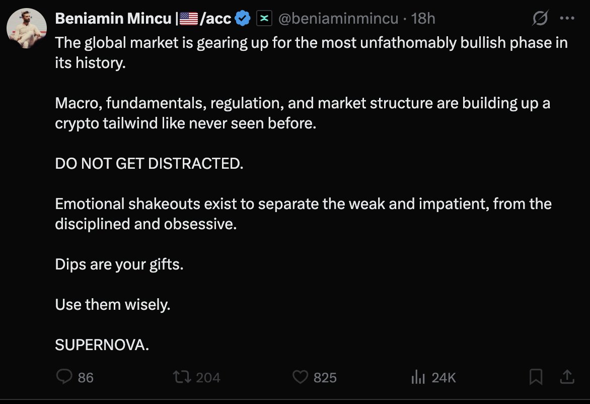 solver_cs's tweet image. Usually I don't trust this kind of messages from a CEO. You know what happened last times when he was giving "not financial advices". The market structure is bullish on many assets but not on $EGLD. Safer is to buy when structure shifts. Where we agree is on patience - have…