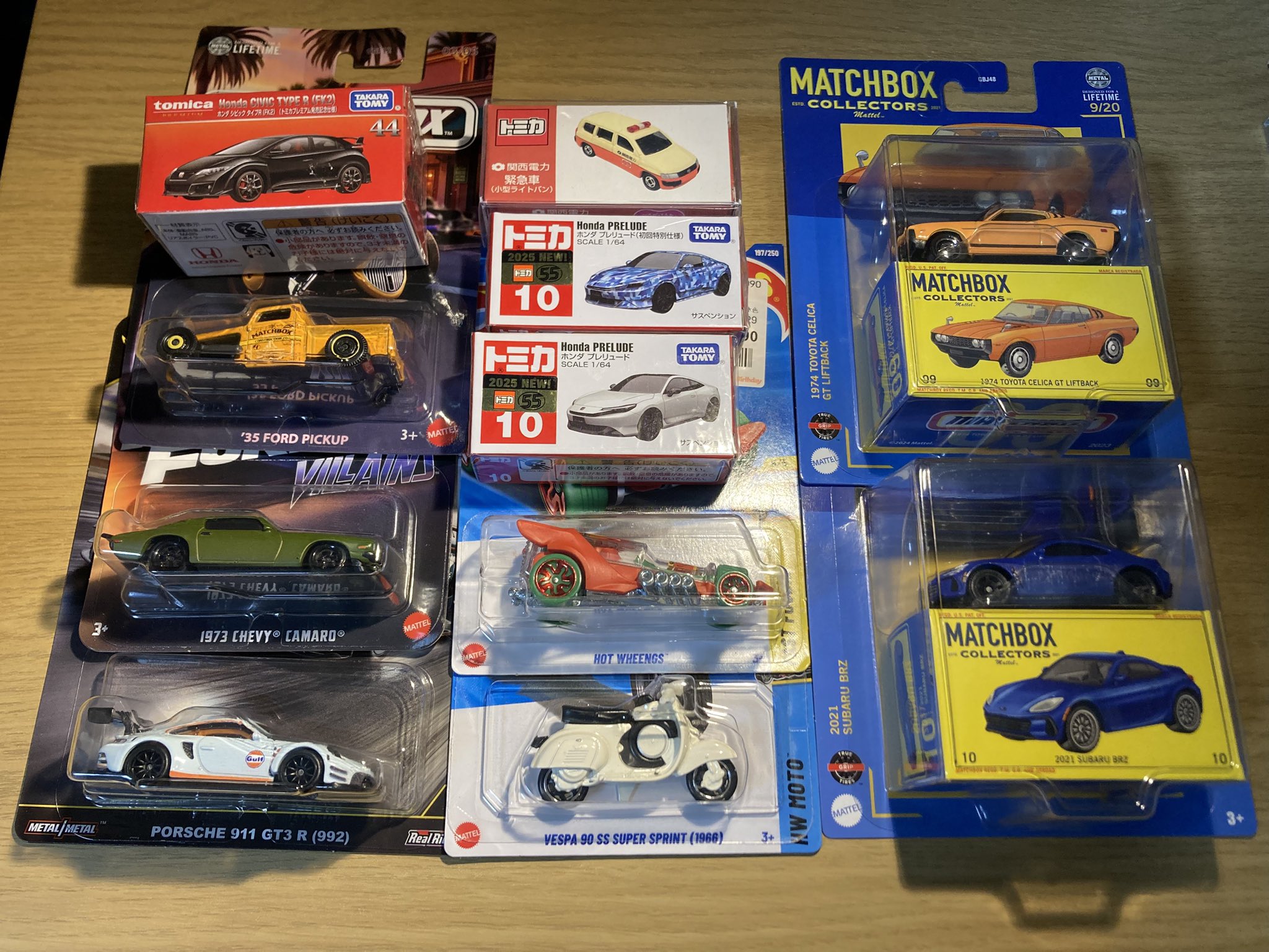 トミカ絶版 ホットウィール マジョレット ダブり無し未開封55種‼️ 買い忘れトミカ55周年シビックRとマジョレットのヒストリック
