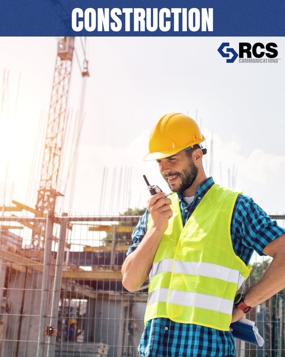 rcsinfo's tweet image. Stay connected on every job site! 🏗️
Our two-way radios help construction teams communicate clearly, coordinate efficiently, and stay safe no matter the challenge.
#RCS #TwoWayRadios #ConstructionSafety