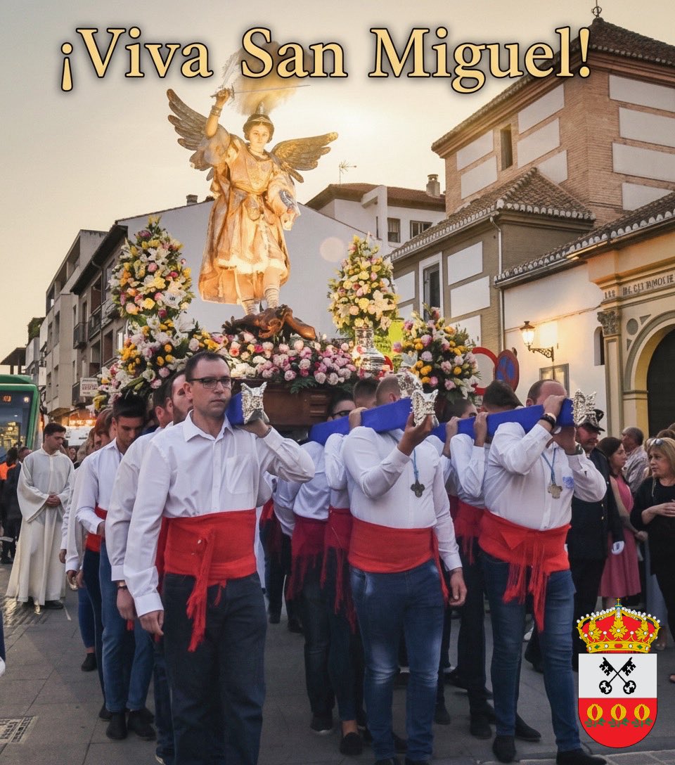 Desde el Partido Popular de #Armilla queremos desear a todos los armilleros y armilleras un feliz día de nuestro patrón.
Os invitamos a todos los vecinos a acompañar a San Miguel en la tradicional procesión por las calles de nuestra ciudad.

¡Viva San Miguel!