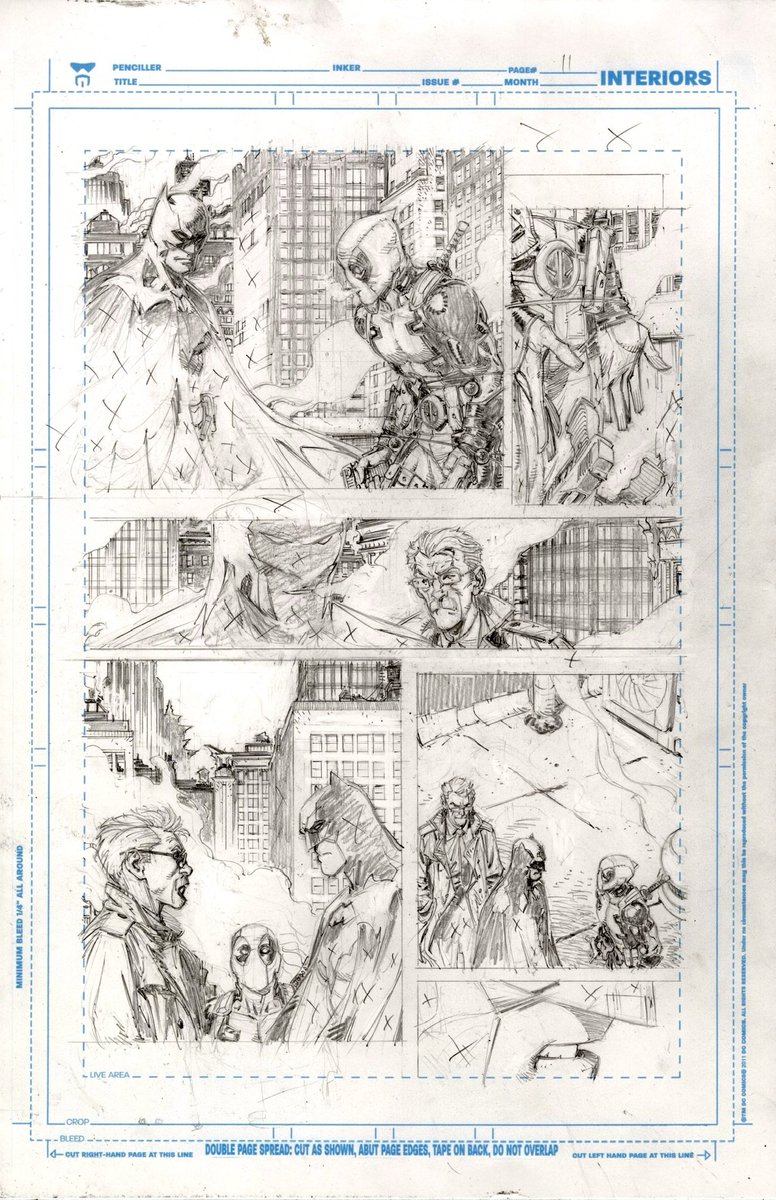 Deadpool/Batman pencils to start your day 🤘🏻✏️🤘🏻