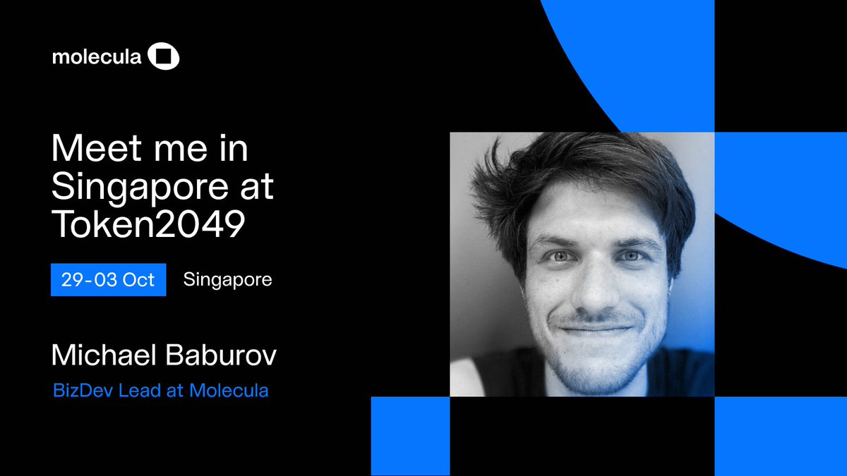 molecula_io's tweet image. We’re in Singapore for #TOKEN2049 this week. If stablecoin yield, integrations, or partnerships are on your mind, let’s talk. 
DMs are open to book a meeting.