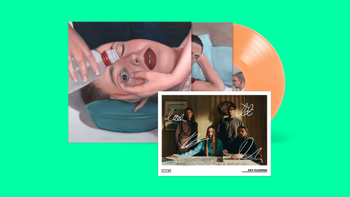 DRY CLEANING - SECRET LOVE
Due 09.01.26 on <a href="/4AD_Official/">4AD</a> 
Indies LP / LP / CD / Cassette
Pre-Order: vinyltap.co.uk/collections/dr…

<a href="/drycleaningband/">Dry Cleaning</a> return with their 3rd studio album 'Secret Love', produced by <a href="/catelebon/">هياهياهيا</a>

Initial vinyl copies of the album come with a SIGNED PRINT!