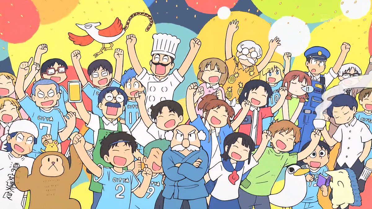 sasakure_op's tweet image. #アニメCITY 最終話
感情のジェットコースターの大団円で最高のフィナーレでした。
原作タッチを忠実に守りつつ、キャラの表情や掛け合いの&quot;間&quot;、テンポがどこを取っても一級品で、CITYの街に入り込むような没頭感。

このレベルのアニメーション製作は日本でも数社しかできないだろうね。。