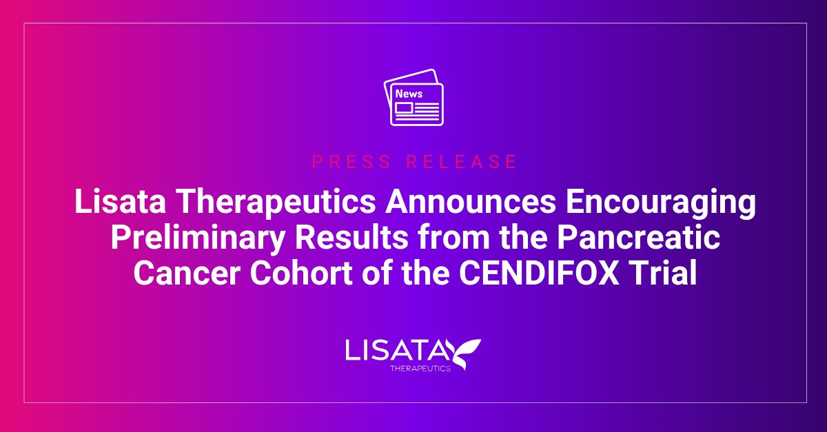Lisata Therapeutics, Inc. tweet media