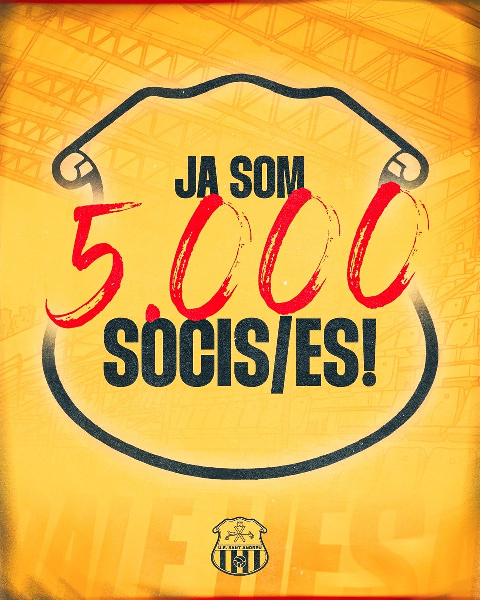 Al 2010, vam rebre un cop que, per qualsevol altre club, hagués sigut definitiu. Però quinze anys després, ens han trobat batent rècords de massa social, i més forts i més vius que mai. Perquè estem FORJATS EN L'ADVERSITAT ❤️💛