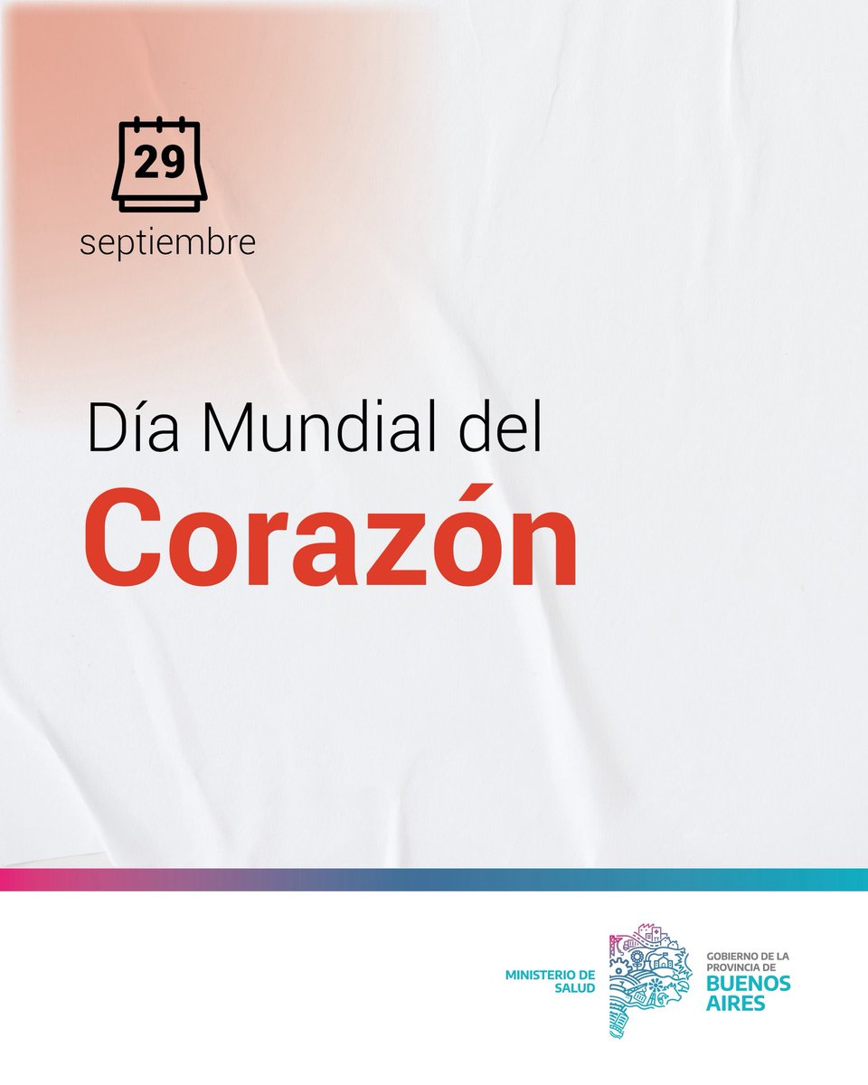 🫀 | Tener hipertensión arterial, diabetes y fumar son los principales factores de riesgo para desarrollar enfermedades cardiovasculares. 

Evitar el consumo de alcohol y tabaco, mantener una alimentación saludable y hacer actividad física, son fundamentales para prevenirlas.