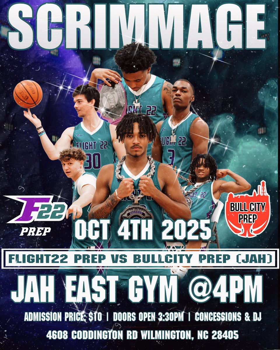 Flight 22 Basketball (@flight22bball) on Twitter photo Flight 22 Prep Academy Post Grad takes on cross town port city rival Bull City Jah Post Grad in a scrimmage this Saturday. All Flight 22 alums, supporters, fans, and friends don't just be there, beat us there 4pm Oct 4. 
RUN. DEFEND. WIN.
#f22brotherhood Flight 22 Prep Academy Post Grad takes on cross town port city rival Bull City Jah Post Grad in a scrimmage this Saturday. All Flight 22 alums, supporters, fans, and friends don't just be there, beat us there 4pm Oct 4. 
RUN. DEFEND. WIN.
#f22brotherhood