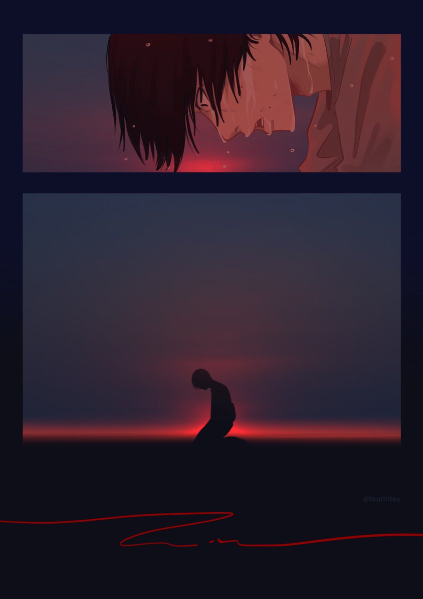I brought you a piece of my pain (haha don't hit me plz) and congratulations to everyone on the announcement of season 2 #thesummerhikarudied #光が死んだ夏