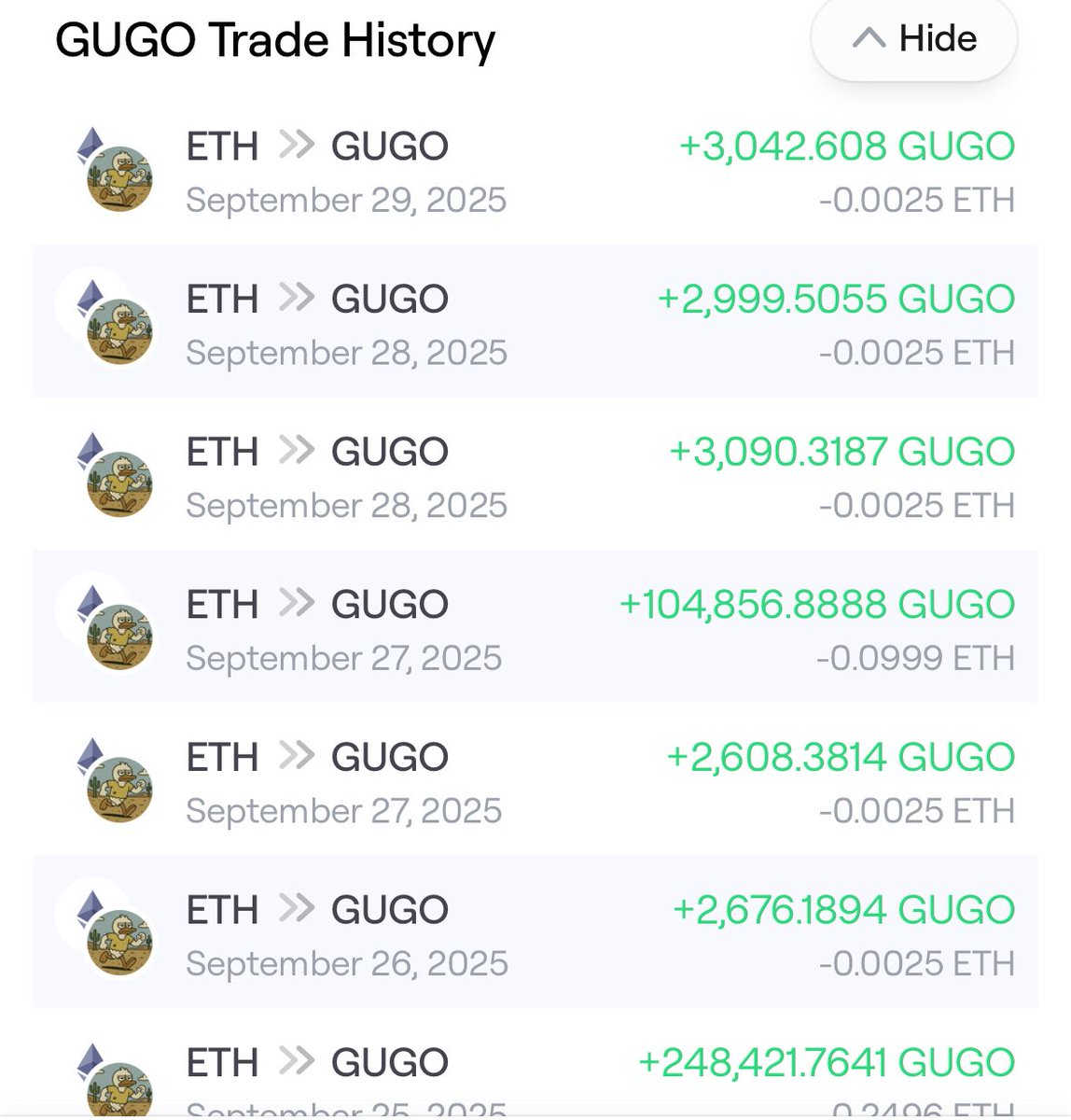 DDKing.xrp 🇺🇸 (@ddking_xrp) on Twitter photo Day 15 of buying $10 of $GUGO every day 
<a href="/runwithgugo/">Gugo</a> 🦆🏃♂️💨 
<a href="/AbstractChain/">Abstract</a>  ✳️ Day 15 of buying $10 of $GUGO every day 
<a href="/runwithgugo/">Gugo</a> 🦆🏃♂️💨 
<a href="/AbstractChain/">Abstract</a>  ✳️