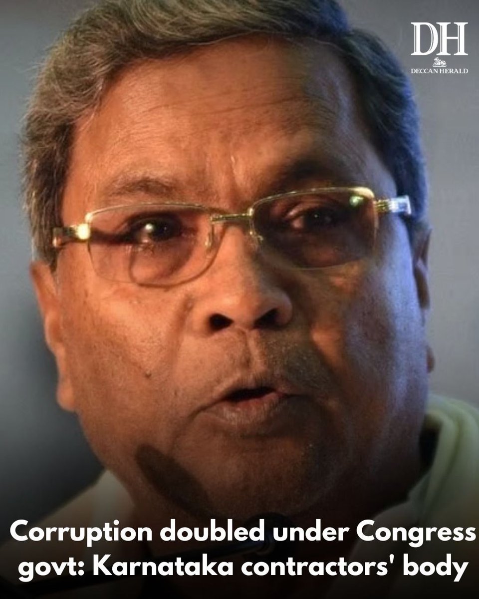 shashank_ssj's tweet photo. Corruption doubled under Congress govt in Karnataka. https://t.co/PKeXaZeBOj