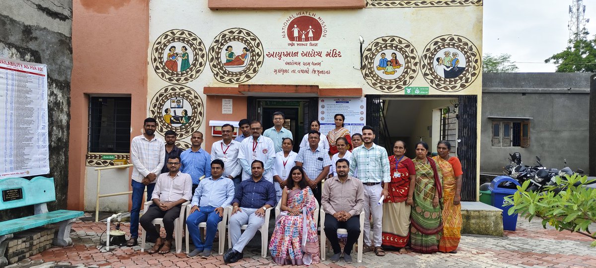 આજ રોજ આયુષમાન આરોગ્ય મંદિર ધંધુસર ૨ ખાતે નેશનલ અસેસર દ્વારા NQAS અંતર્ગત EXTERNAL ASSESSMENT જિલ્લા ટીમ, THO શ્રી, MO શ્રી ની હાજરીમાં સફળતા પૂર્વક પૂર્ણ કરવામાં આવ્યું.#NQAS