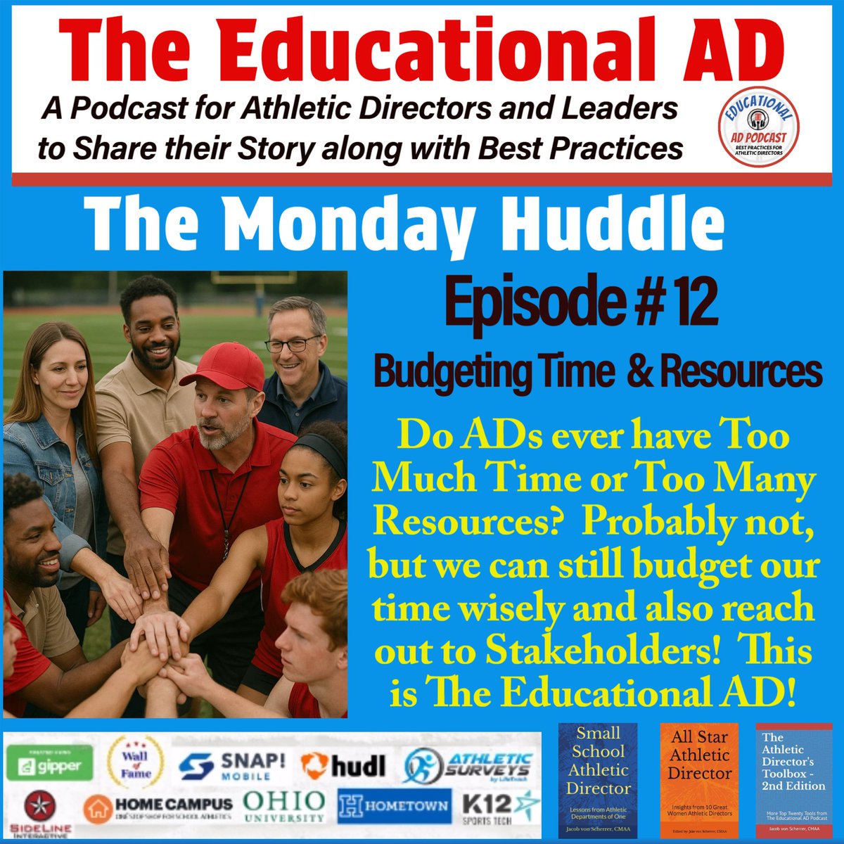 Creating Time and Using Resources  - Today on The MONDAY HUDDLE!
open.spotify.com/episode/1Fh6Ep…
<a href="/coach_ad/">Coach & AD Magazine</a> <a href="/AD__insider/">Athletic Director Insider</a> <a href="/FIAAANews/">FIAAA</a> <a href="/FACACoach/">FACA</a> <a href="/FHSAA/">FHSAA</a> <a href="/CSADAOnline/">CSADA</a> <a href="/WSSAAA_AD/">WSSAAA</a> <a href="/IDHSAA/">IDHSAA</a> <a href="/MIAAAADs/">MIAAA</a> <a href="/MIAA033/">MIAA</a> <a href="/MIAAAMO1/">MIAAAMO</a> <a href="/TheMIAA/">The MIAA</a> <a href="/WadaWisconsin/">WADA Wisconsin</a> <a href="/OfficialTHSADA/">THSADA</a> <a href="/VIAAA95/">VIAAA</a> <a href="/IOWAHSADA/">IHSADA</a> <a href="/IllinoisAD/">IADA</a>