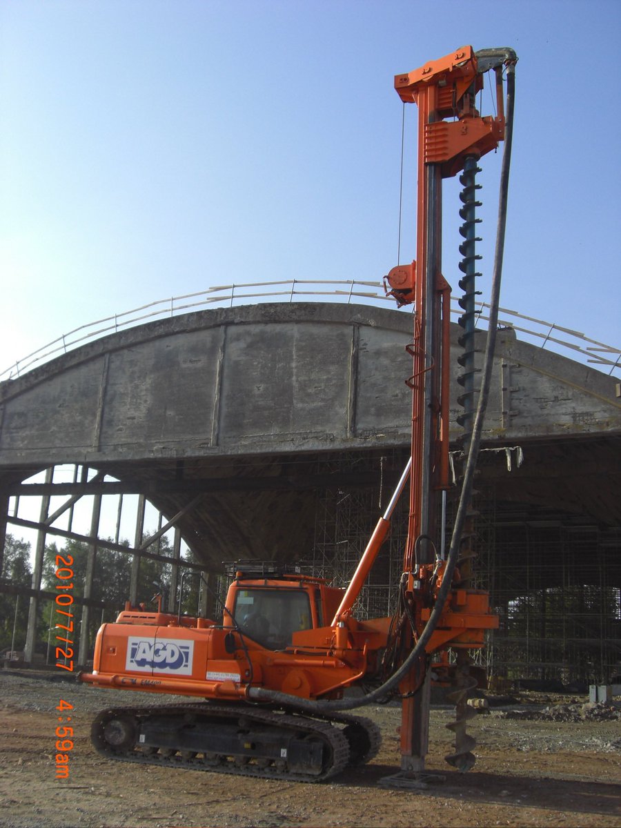 AGDEquipment's tweet image. Way back week, 15 years ago and we’re in Tallinn, Estonia drilling 450 mm diameter low headroom #CFA piles to 9.0 m depth inside a building with one of our compact CFA piling rigs. 

Contact us for support with your next #Piling project. We’re pro-active, helpful and int’l too!