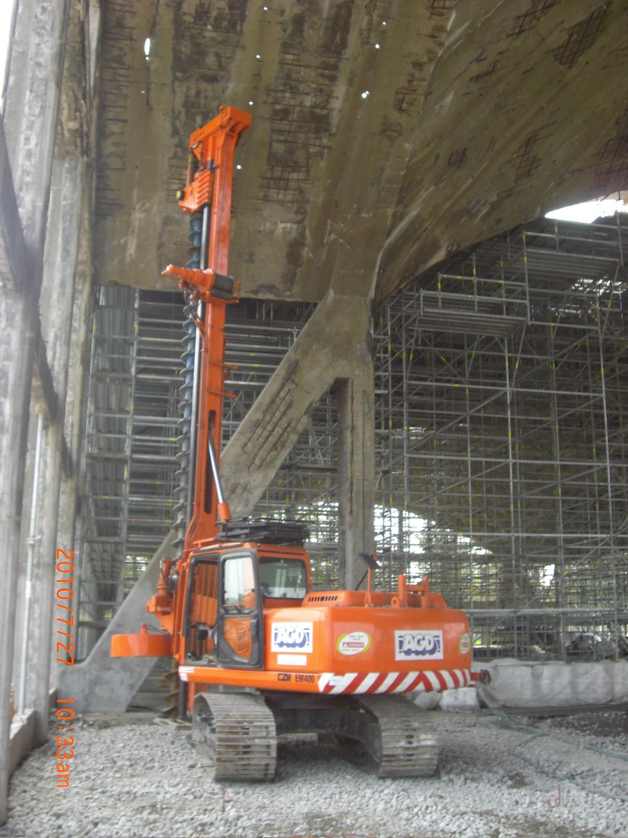 AGDEquipment's tweet image. Way back week, 15 years ago and we’re in Tallinn, Estonia drilling 450 mm diameter low headroom #CFA piles to 9.0 m depth inside a building with one of our compact CFA piling rigs. 

Contact us for support with your next #Piling project. We’re pro-active, helpful and int’l too!